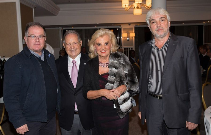 ISSF pejovic levo i masovic desno sa ranjom i njegovom suprugom