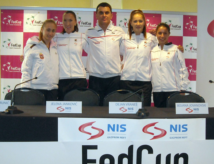 pre draw Serbia Fed cup team2