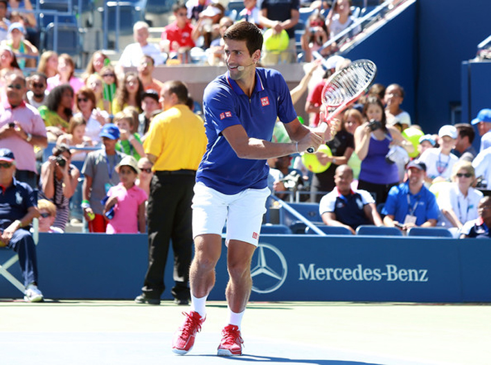 Novak Djokovic Arthur Ashe Kids Day