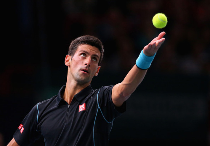 Novak Djokovic Paribas Masters