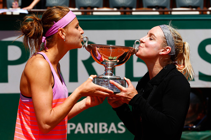 Bethanie Mattek-Sands and Lucie Safarova