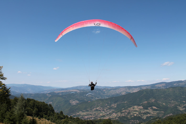Kopaonik Let paraglajderista 2