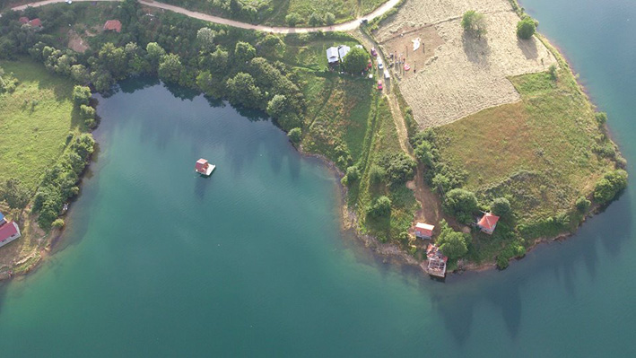 pogled iz paraglajdera na takmicenju