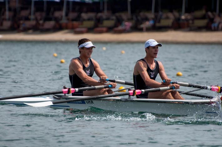 VESLANJE Juniorski dubl skul Andrija Sljukic Bojan Dosljak Foto Nadja Ilic