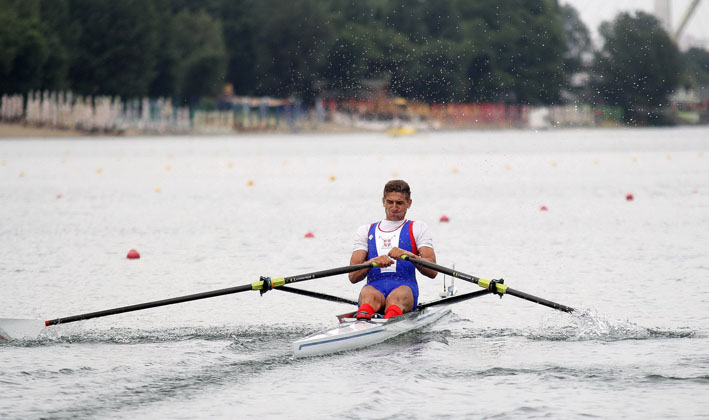 Milos Vasic nu skifu na Evropskom prvenstvu za seniore u Beogradu 2014