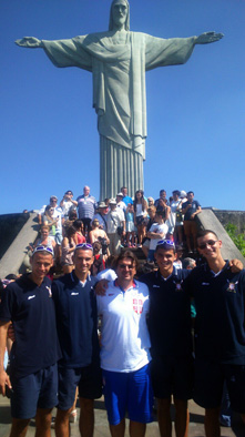 Srpski cetverac bez kormilara i trener Aleksandar Smiljanic u Rio de Zaneiru