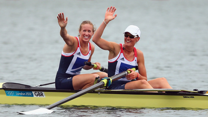 Heather Stanning and Helen Glover