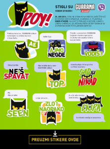 Guarana zabavni Viber stikeri