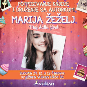 marija-zezelj-potpisuje-knjigu-u-knjizari-vulkan-u-uscu