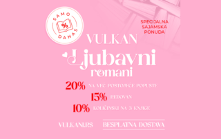 Ljubavni romani Vulkan izdavaštva na specijalnoj sajamskoj akciji