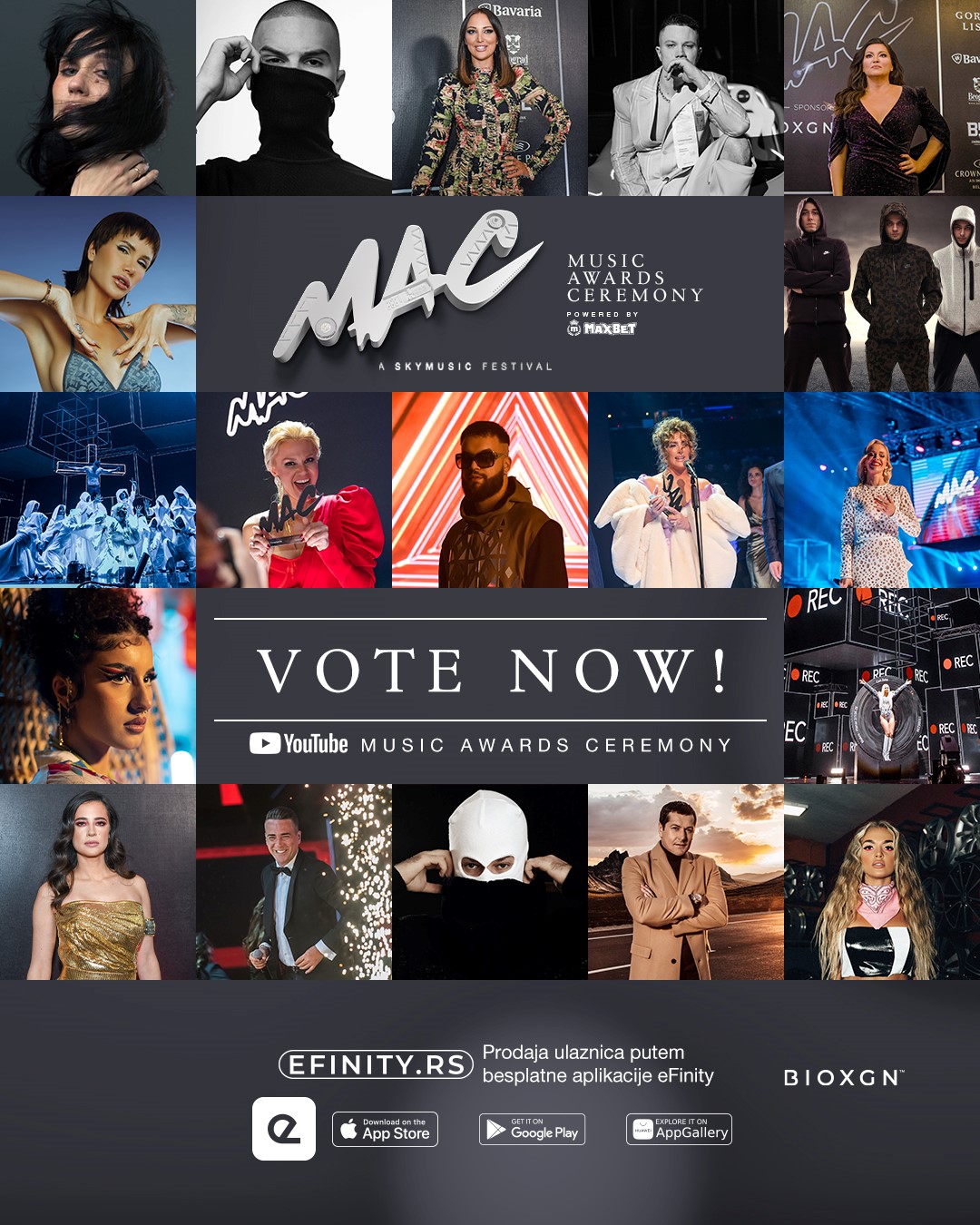 Poznate prve nominacije za MAC – večeras kreće glasanje!