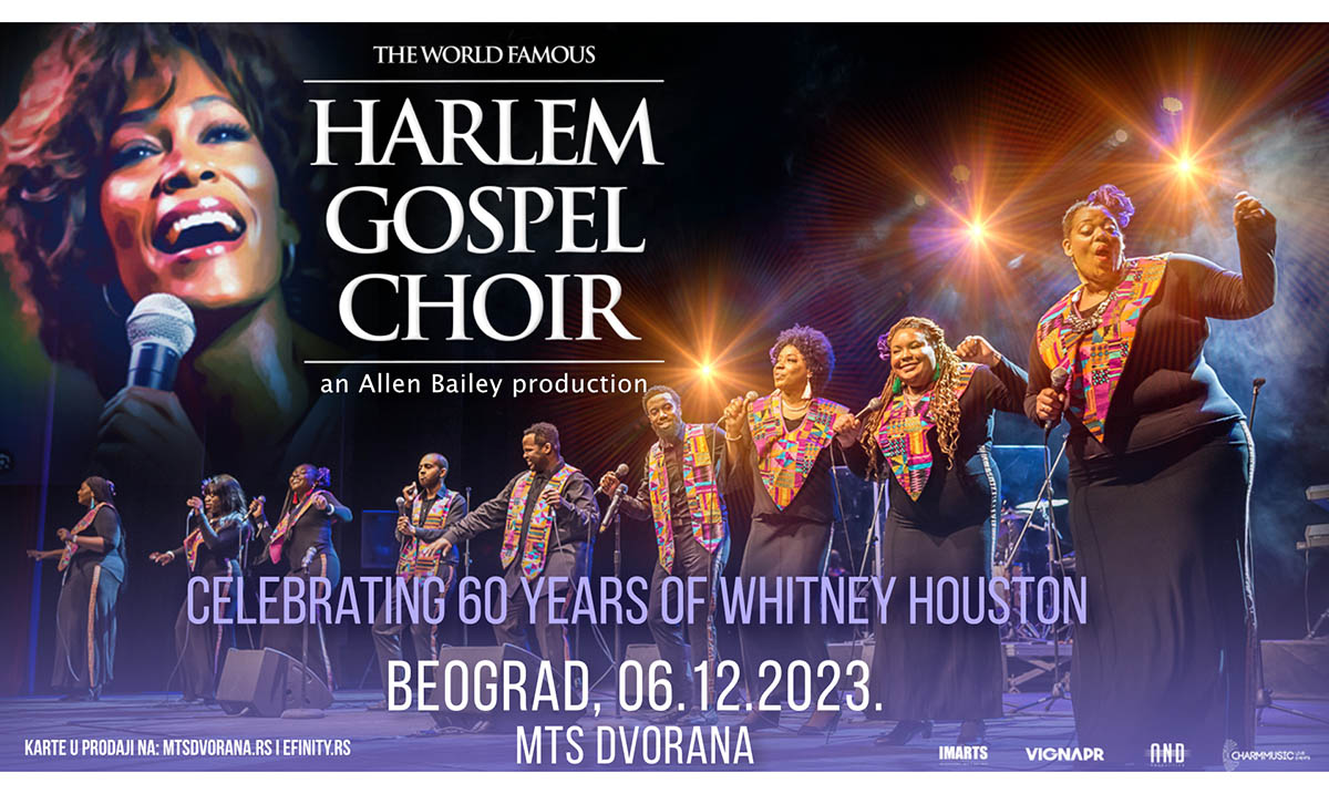 Harlem gospel hor – omaž Vitni Hjuston 6. decembra u mts Dvorani