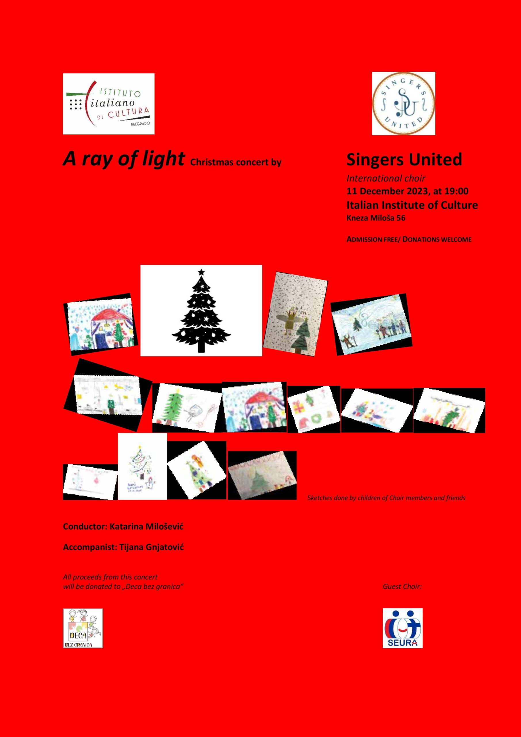 Božićni koncert Međunarodnog hora „Singers United“