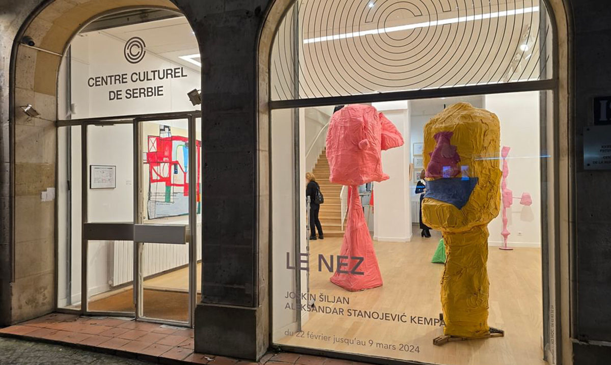Otvorena zložba slika i skulptura LE NEZ – NOS u Kulturnom centru Srbije u Parizu