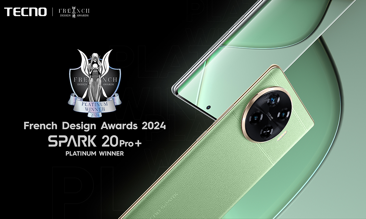 TECNO SPARK 20 Pro+ osvaja dve prestižne French Design Awards 2024   