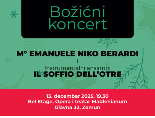 Armonie d’Italia – Božićni koncert u Madlenianumu 13. decembra