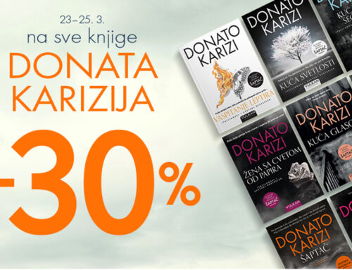 30% popusta na sve knjige Donata Karizija: Jedinstvena prilika da otkrijete jednog od najvećih autora trilera današnjice