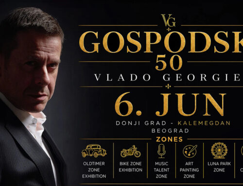 „GOSPODSKI 50“ Vlado Georgiev 6. juna na Kalemegdanu – Spektakl za 50. rođendan