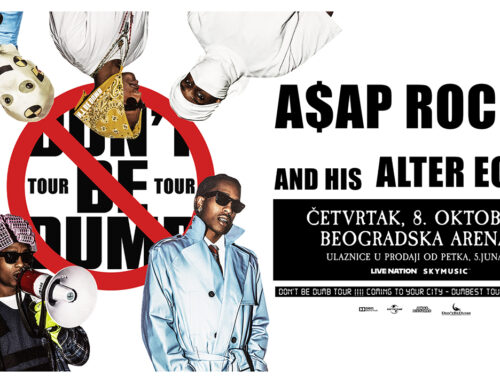 A$AP Rocky najavio nove evropske datume u okviru svoje „Don’t Be Dumb“ svetske turneje – 8. oktobra stiže u beogradsku Arenu