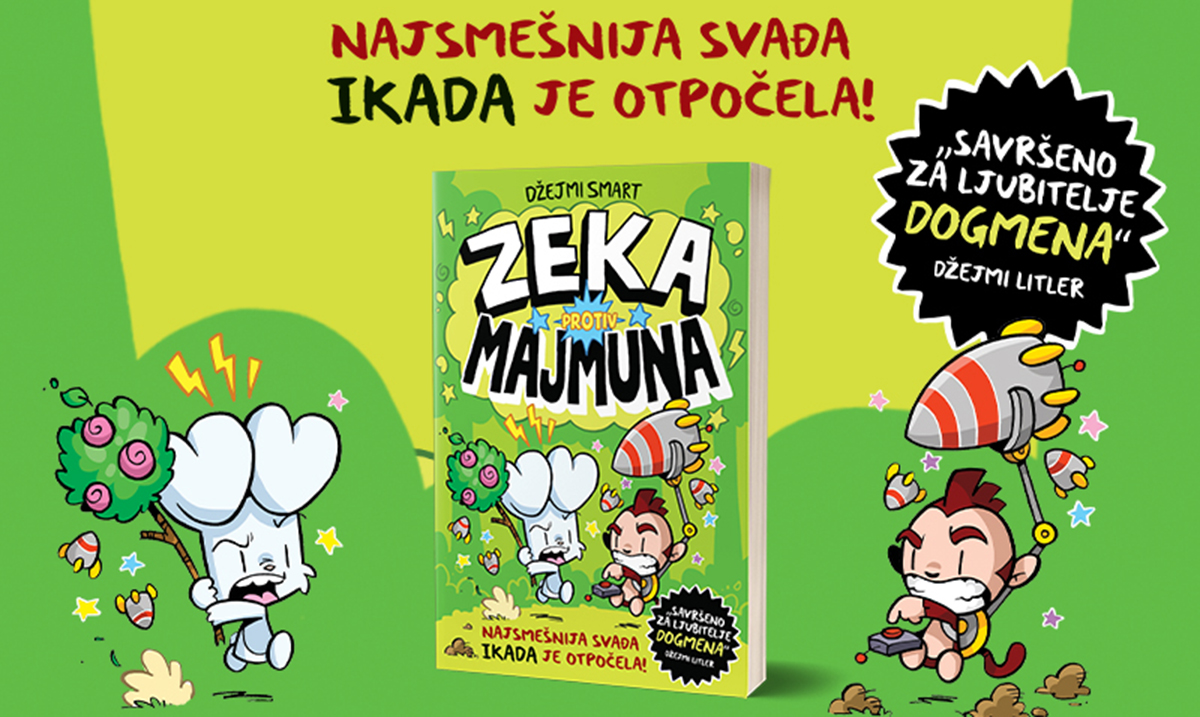 Svetski strip-hit koji deca obožavaju: „Zeka protiv majmuna“ konačno je stigao u Srbiju