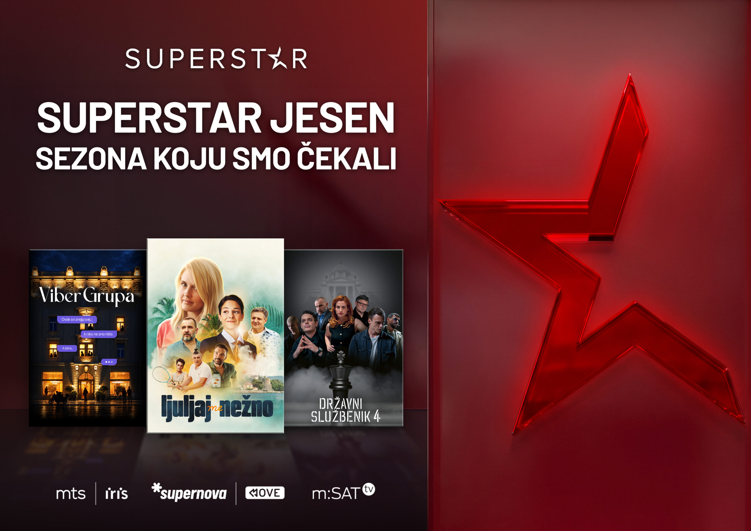 Nova jesenja programska šema Superstar TV-a donosi premijere i povratak velikog hita