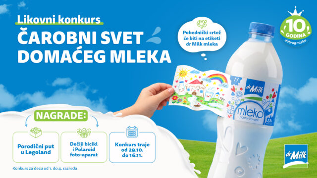 Dr Milk poziva najmlađe u „Čarobni svet domaćeg mleka“