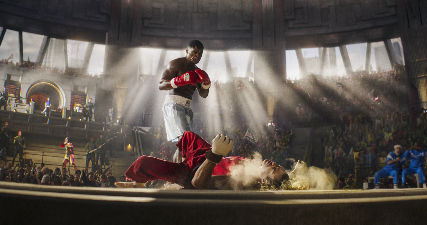 Curtis "50 Cent" Jackson, left, and Noah Centineo star in PARAMOUNT PICTURES AND LEGENDARY PICTURES In Association with CAPCOM. A LEGENDARY PICTURES Production “STREET FIGHTER”
