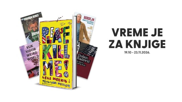 Akcija „Vreme je za knjige“: Od Duška Radovića do Entonija Bordejna 