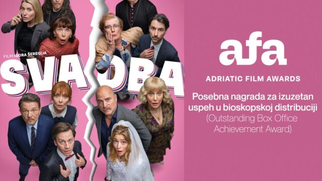 Film „Svadba“ dobitnik AFA nagrade za izuzetan uspeh u bioskopskoj distribuciji